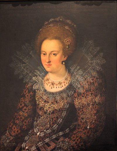 Portret van Barbara Sophie van Brandenburg door Georg Donauer